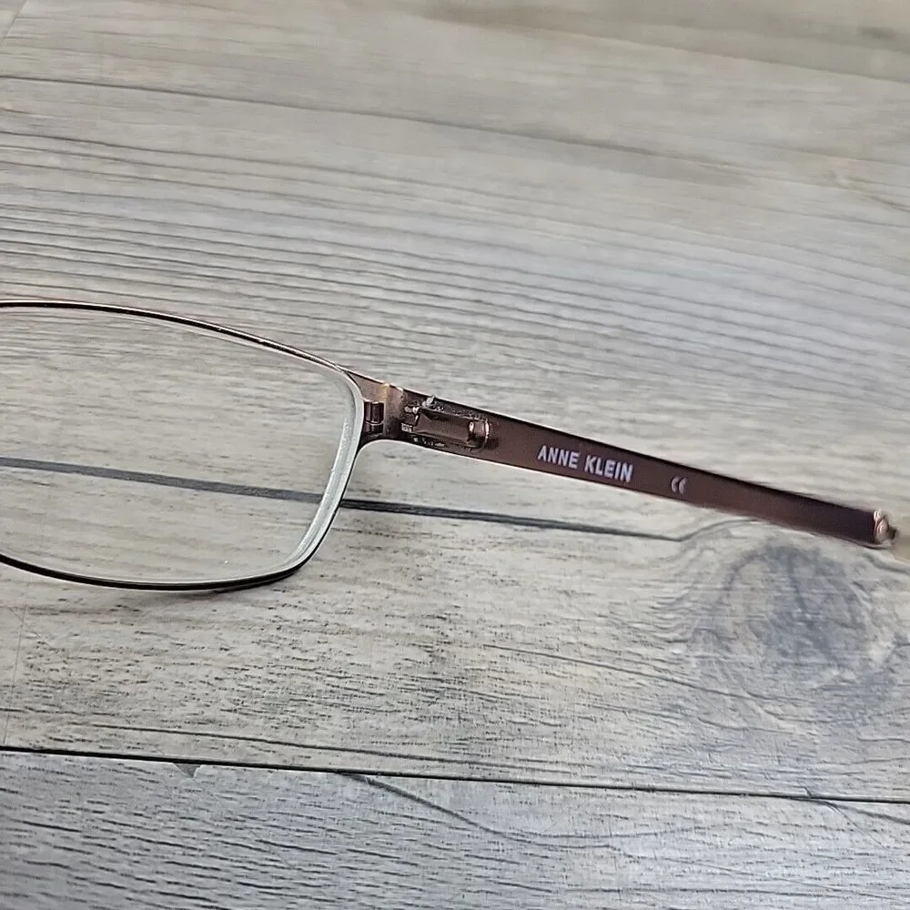 Anne Klein Eyeglasses AK 5048 208 Mocha 49-17-135‎ Frames Only Metal Full Rim